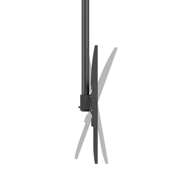 Heavy Duty XL mennyezeti konzol dupla rúddal, 60-120 hüvelyk és 120 kg teherbírással