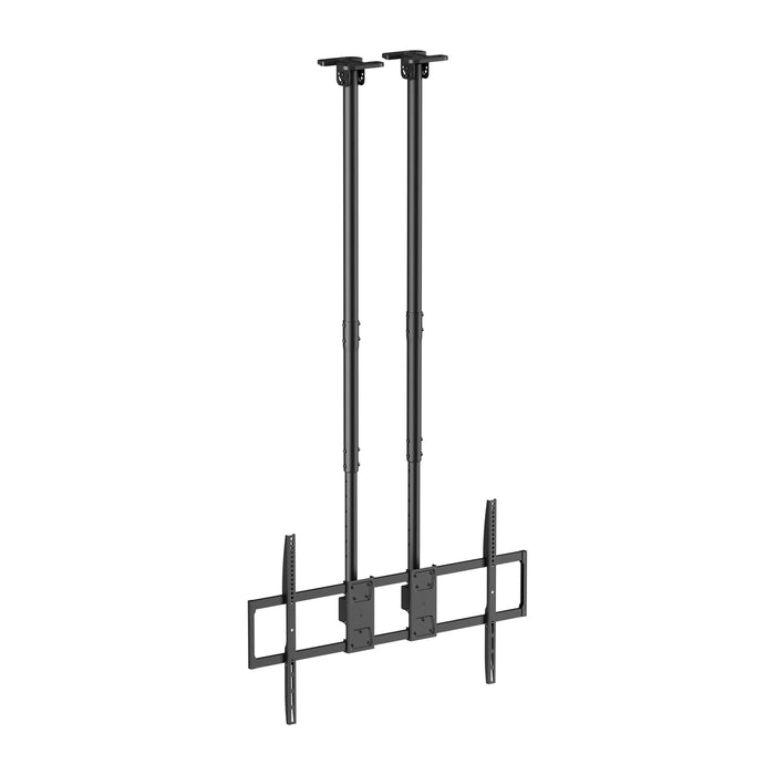 Heavy Duty XL mennyezeti konzol dupla rúddal, 60-120 hüvelyk és 120 kg teherbírással