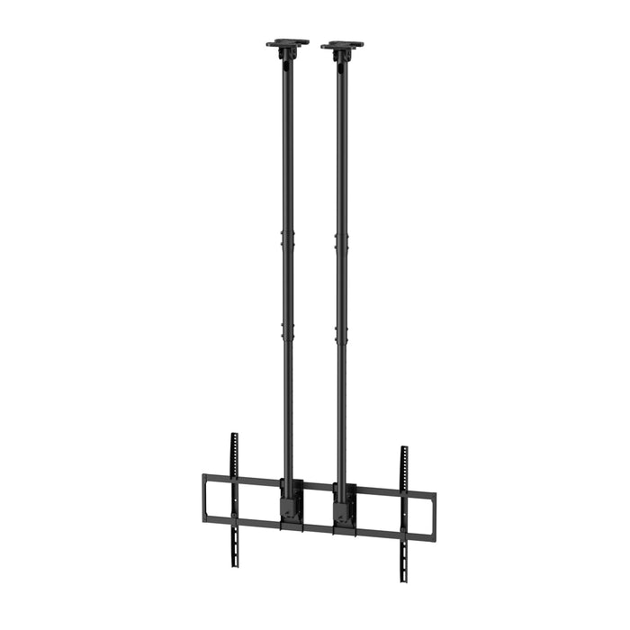 Heavy Duty XL mennyezeti konzol dupla rúddal, 60-120 hüvelyk és 120 kg teherbírással