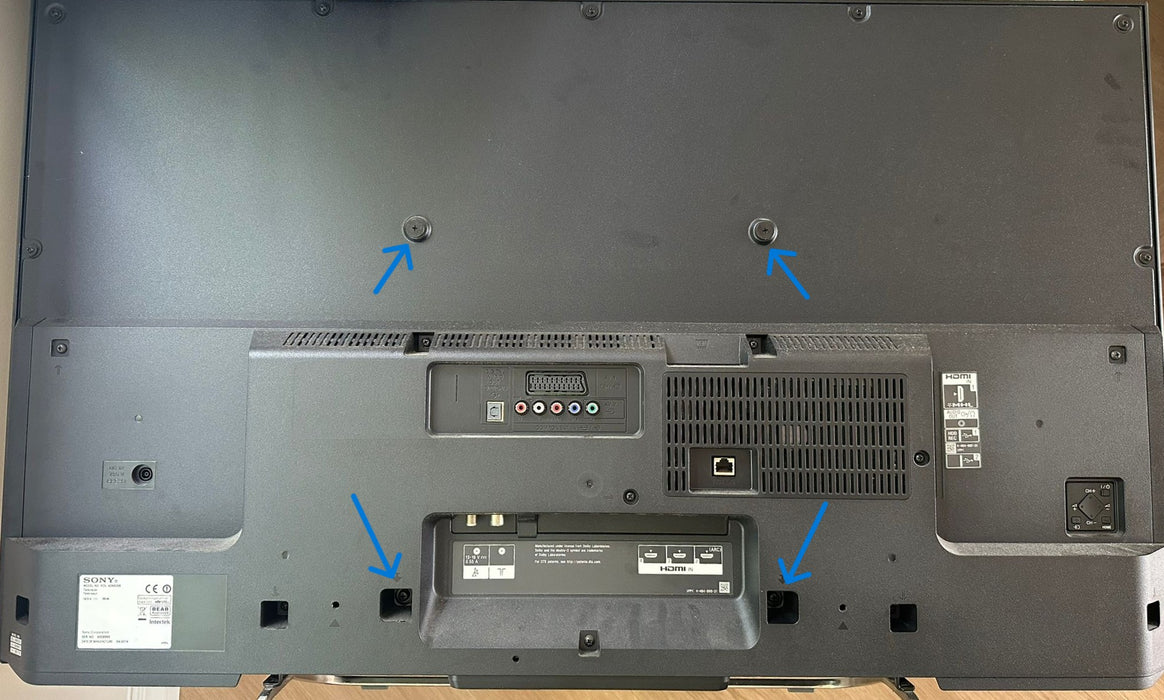 Csavarok szerelőkészlet TWKS-100 Hardver szerelőkészlet Sony W sorozatú TV-hez
