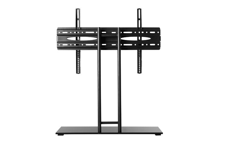 Wolff Mount zárható TV talp | Akár 65 hüvelyk | Univerzális | VESA 600x400 | Fekete masszív üveglap
