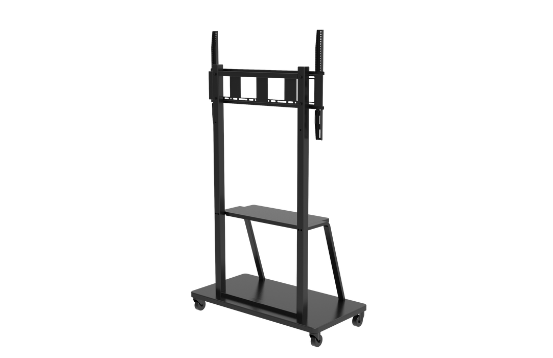 Wolff Mount gurulós prezentációs TV bútor | 55-100 hüvelyk képernyők | Súly max. 130 kg | VESA 600x800 | Univerzális