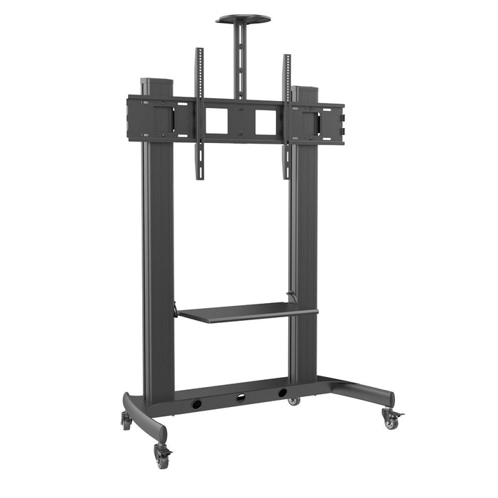 Wolff Mount nagy univerzális gurulós prezentációs tartó |Maximális teherbírás 150KG |Képernyők akár 110 hüvelykig |VESA 600x400