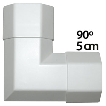 Kábelcsatorna sarok 90° fehér