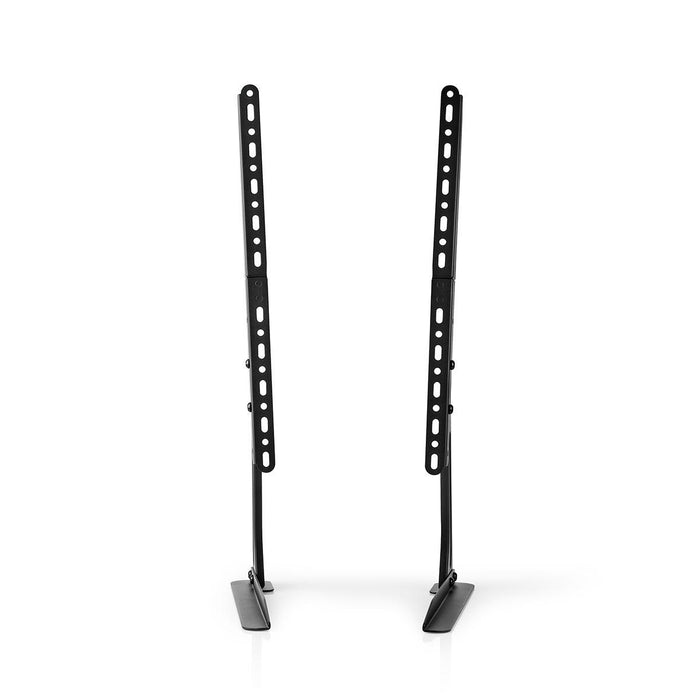 Nedis Fix TV asztali állvány 13-70 hüvelykes képernyőkhöz | Max. 50 kg | Rugalmas magasságállítás | VESA kompatibilis | Acél | Fekete