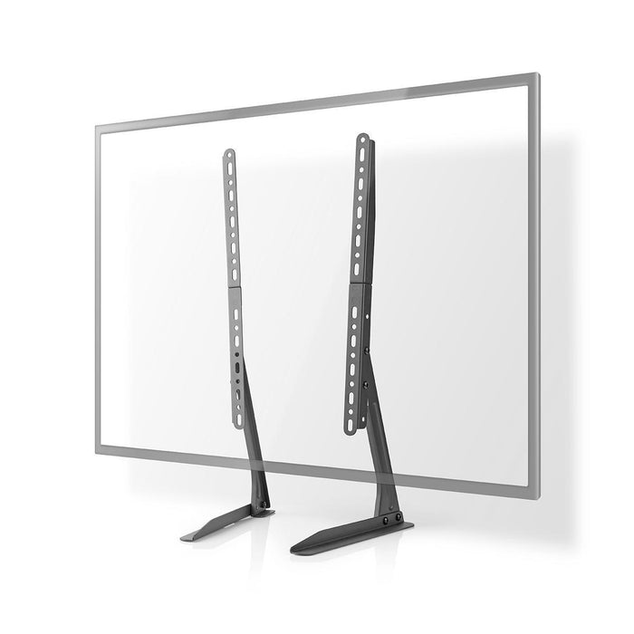 Nedis Fix TV asztali állvány 13-70 hüvelykes képernyőkhöz | Max. 50 kg | Rugalmas magasságállítás | VESA kompatibilis | Acél | Fekete