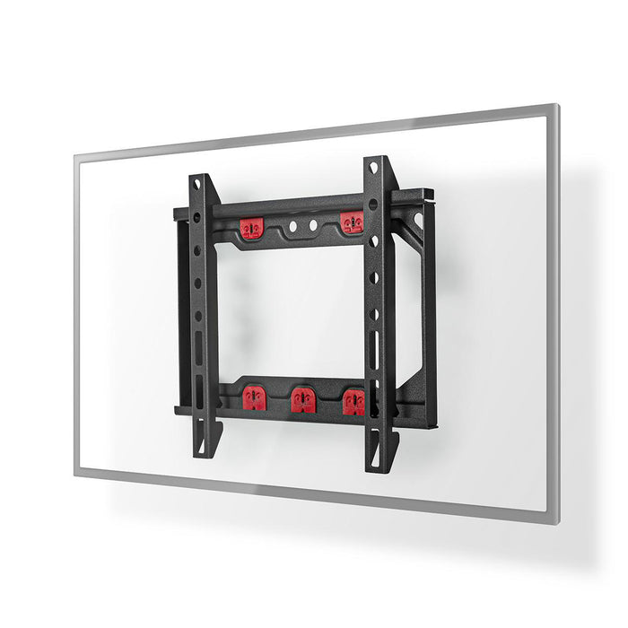 Fix TV konzol gipszkartonhoz | 13 - 27" | Max. 15 kg | 28 mm távolság a faltól | Fekete  