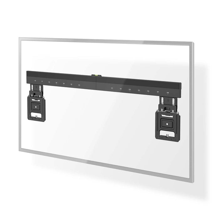 Nedis Fix TV fali tartó 43-100 hüvelyk - Ultra vékony Micro-Gap - Max. 75 kg - Fekete - VESA kompatibilis