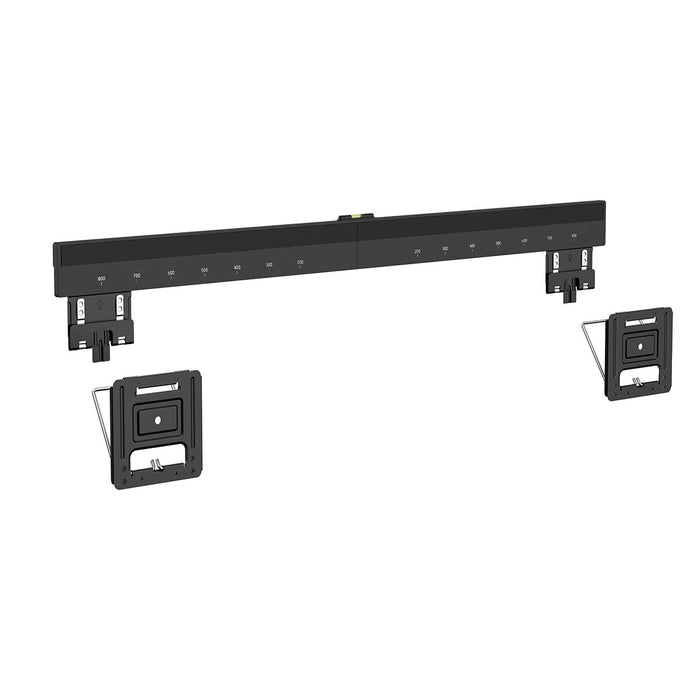 Nedis Fix TV fali tartó 43-100 hüvelyk - Ultra vékony Micro-Gap - Max. 75 kg - Fekete - VESA kompatibilis