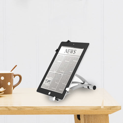 Wolff Mount Elegáns alumínium tablet, iPad fali konzol vagy asztali állvány | 10,4 hüvelykig | Alumínium | Univerzális