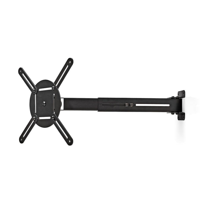 Fali tartó projektorhoz | 360°-ban forgatható | Max. 10 kg | Távolság a faltól 314 - 500 mm | Fekete