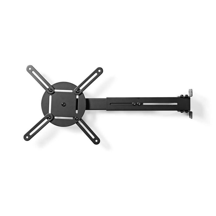 Fali tartó projektorhoz | 360°-ban forgatható | Max. 10 kg | Távolság a faltól 314 - 500 mm | Fekete