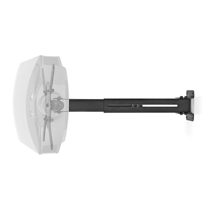 Fali tartó projektorhoz | 360°-ban forgatható | Max. 10 kg | Távolság a faltól 314 - 500 mm | Fekete