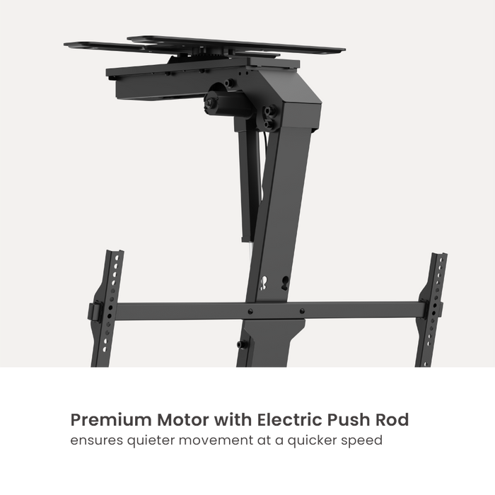 Wolff Mount elektromos mennyezeti konzol TV-hez akár 86 hüvelykig | 45 kg | VESA 800x400