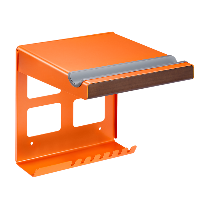Wolff Mount fém országúti kerékpár falitartó Dutch Orange tárolópolccal