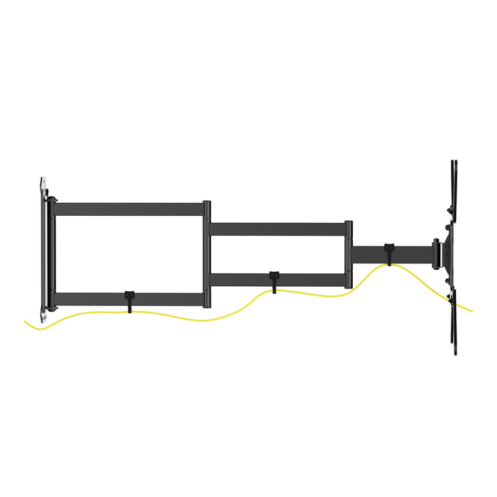 Extra hosszú, teljes mozgású TV fali konzol akár 65 hüvelykes Samsung tévékhez | Akár 95 cm-re kinyújtható a faltól! | Max VESA 400x400