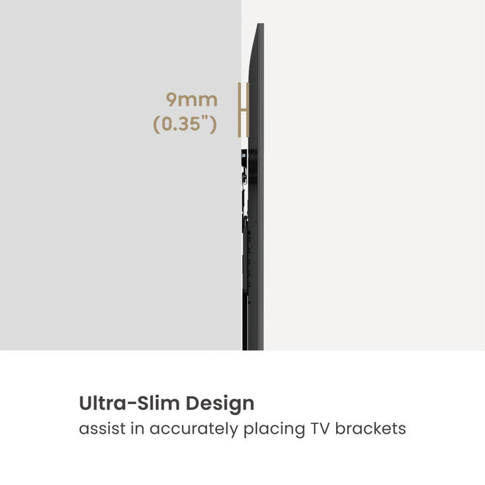Wolff Mount Ultra Vékony TV Fali Konzol 9 mm 32-86 hüvelyk | Fix TV Konzol 75 kg-ig