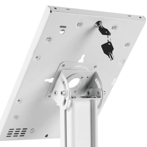 A Wolff Mount TVB-138 Tablet Desk Standaard – lopásgátló kioszk iPad és Samsung táblagépekhez.