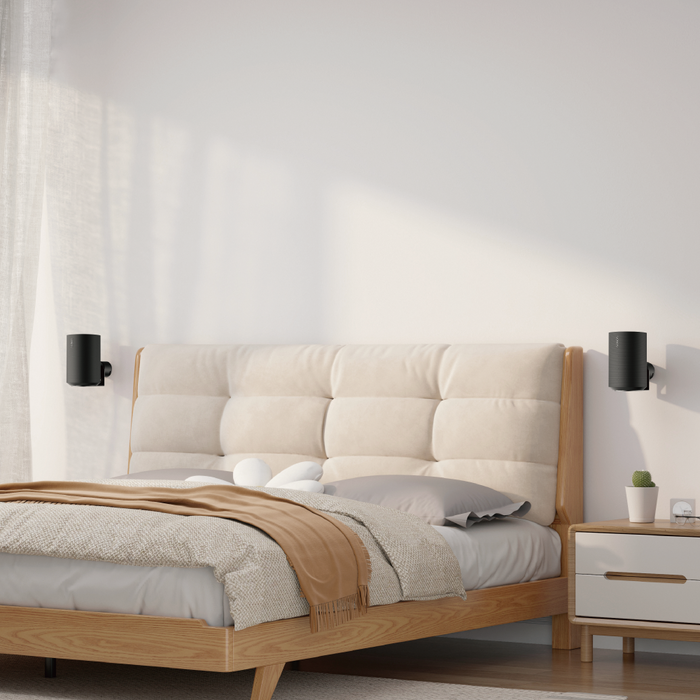 Wolff Mount fali konzolok Sonos Era 100 & Era 300-hoz – Duo csomag fekete