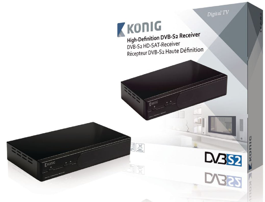 Nedis Full HD DVB-S2 vevő 1080p