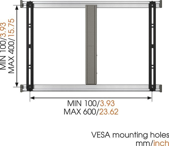 Vogels Ultra THIN 345 fali konzol