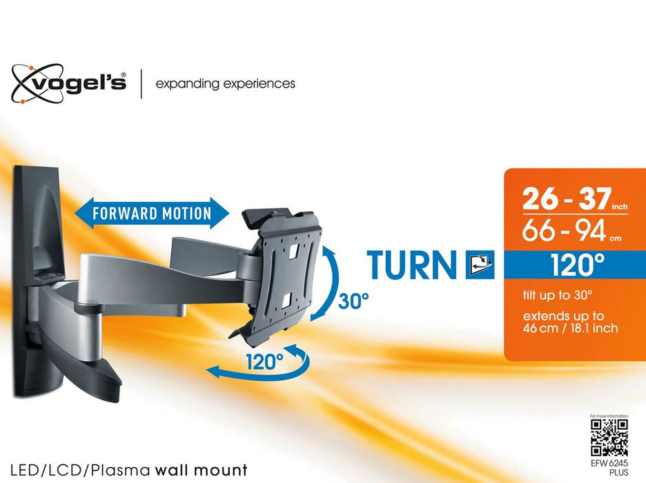 Vogels EFW 6245 forgatható TV tartó ezüst