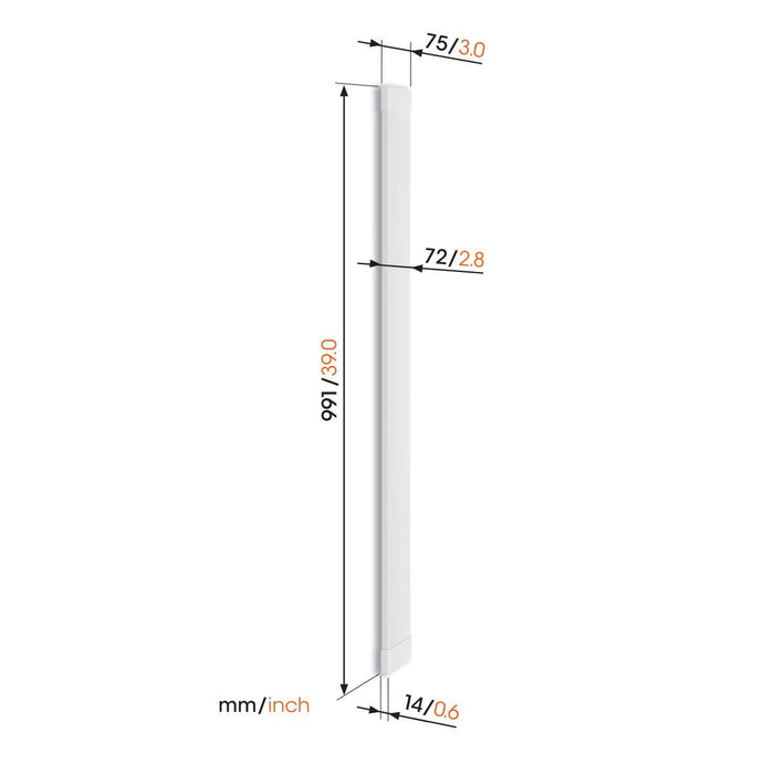 Vogel's TVA 7000 fehér kábelcsatorna 95 cm
